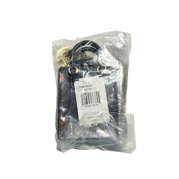 Coach North/South Mini Tote Bag Charm Cherry - Picture 5 of 5